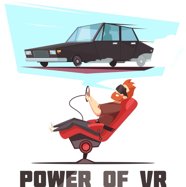 virtual reality automated car driving experience