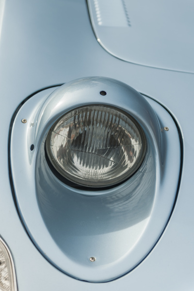 light blue folding headlights