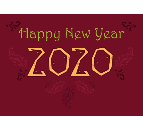 happy new year 2020 folk