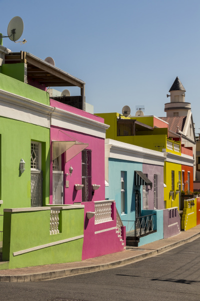 colorful houses bo kaap district cape