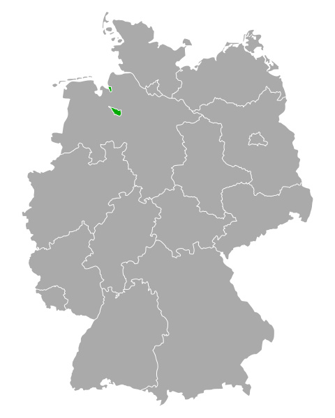 map of bremen in germany