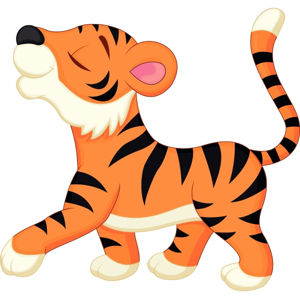 Cute tiger cartoon - Stock Photo #27705931 | PantherMedia Stock Agency