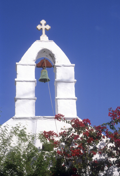 greece mykonos typical church