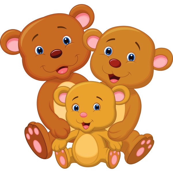 Cartoon happy bear family - Stock Photo #27946249 | PantherMedia Stock ...