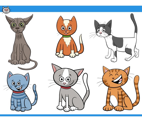 cartoon cats and kittens comic characters