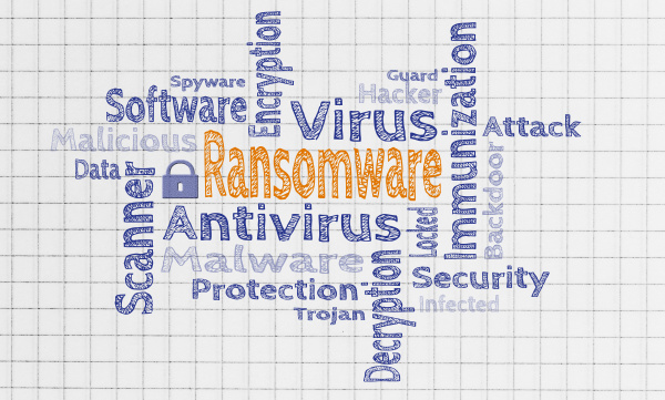 ransomware, cloud, on, notepad, concept - 27968031