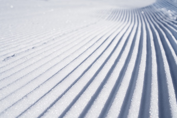 snow lines made from a snow