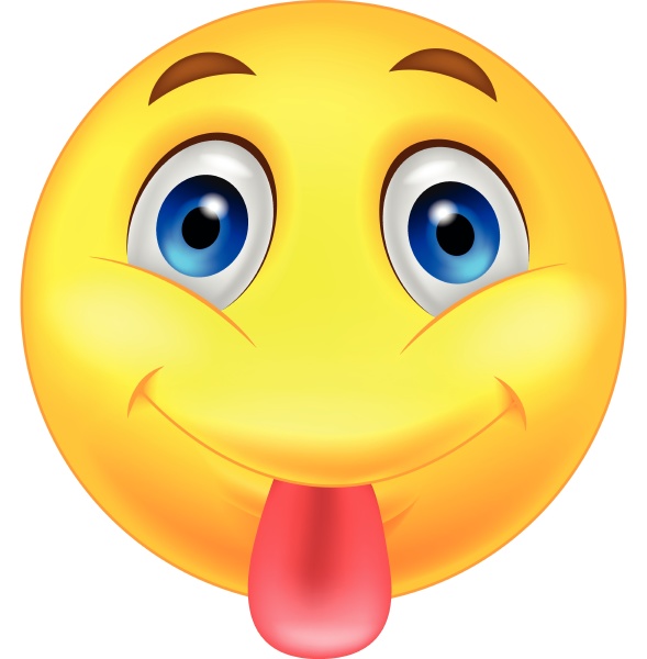 Smiley emoticon sticking out his tongue - Royalty free image #28011465 ...