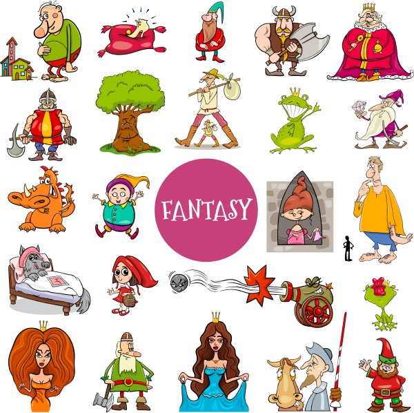 fantasy and fairy tale characters large
