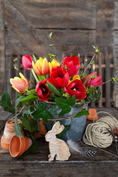 colorful bunch of flowers