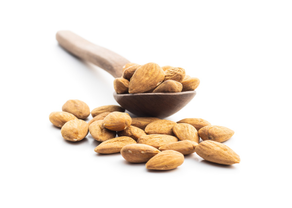 dried almonds nuts