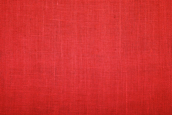 red burlap jute canvas texture background