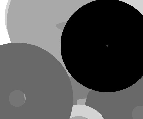 abstract grey circles illustration background