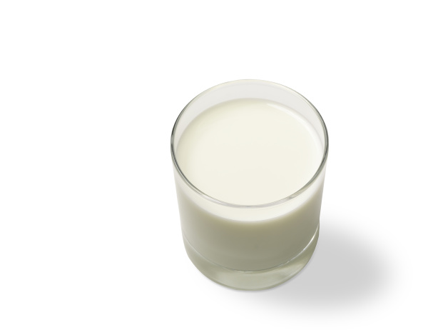 milk isolated on a white background