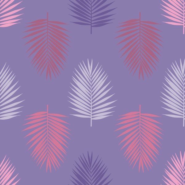 ultra, violet, tropical, palm, leaves, seamless - 28278280