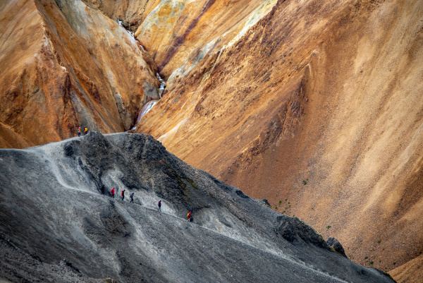 volcanic, mountains, of, landmannalaugar, in, fjallabak - 28280216