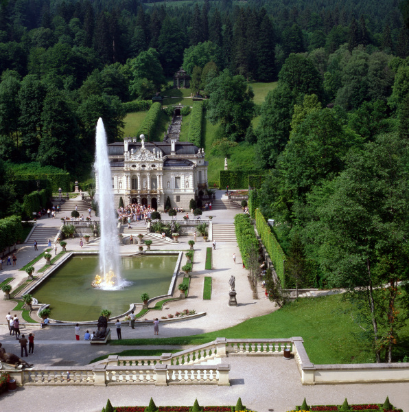 palace linderhof in bavaria germany