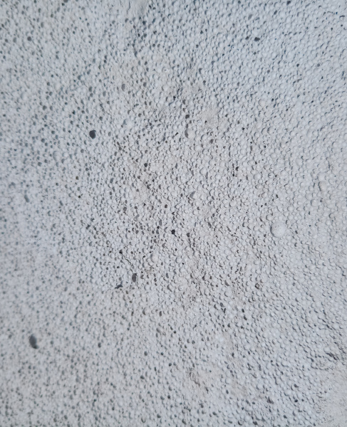 background texture of white gas block