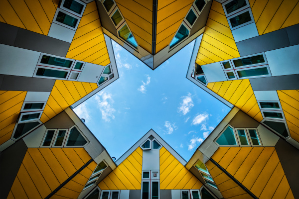 cube houses in rotterdam netherlands