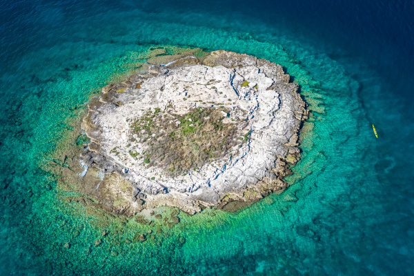 aerial view of otocic porer island