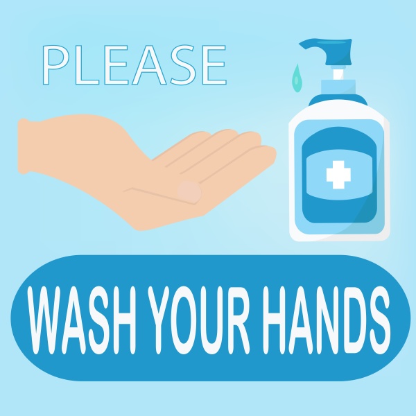 wash your hand or a