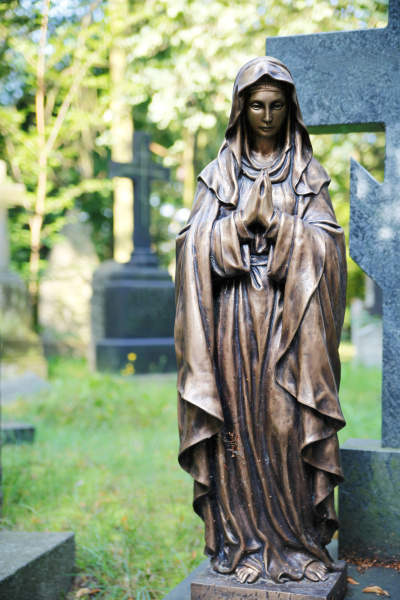 gravestone in the cemetery