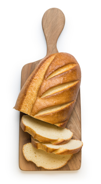 loaf on wooden board