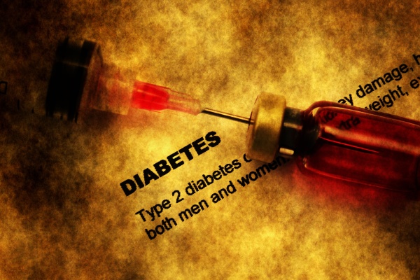 diabetes grunge concept