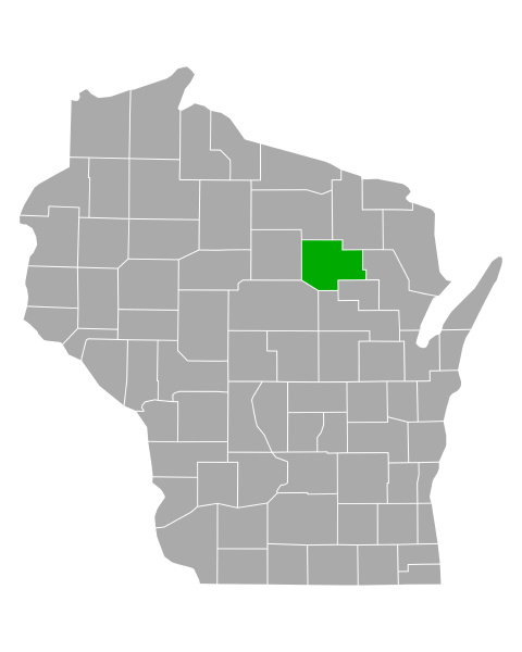 Map of Langlade in Wisconsin - Royalty free photo #28639284 ...