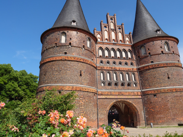 the city of luebeck at the