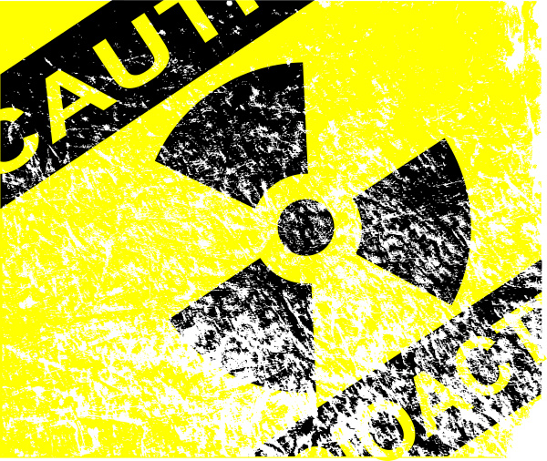 radioactive grunge sign