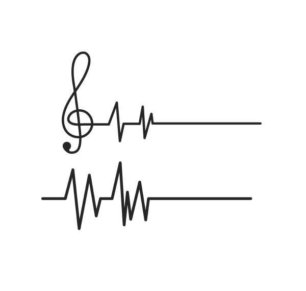 music equaizer and sound effect ilustration