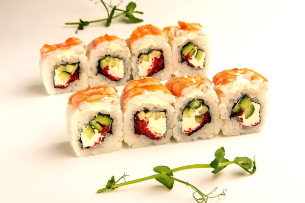japan food sushi rice roll fish