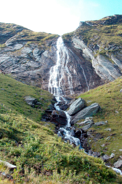 mountain stream in the alps