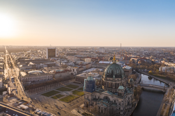 germany berlin aerial view