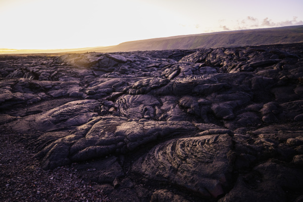 lava flow hawaii volcanoes national