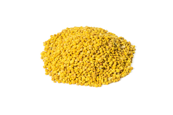 bee pollen isolated on a white