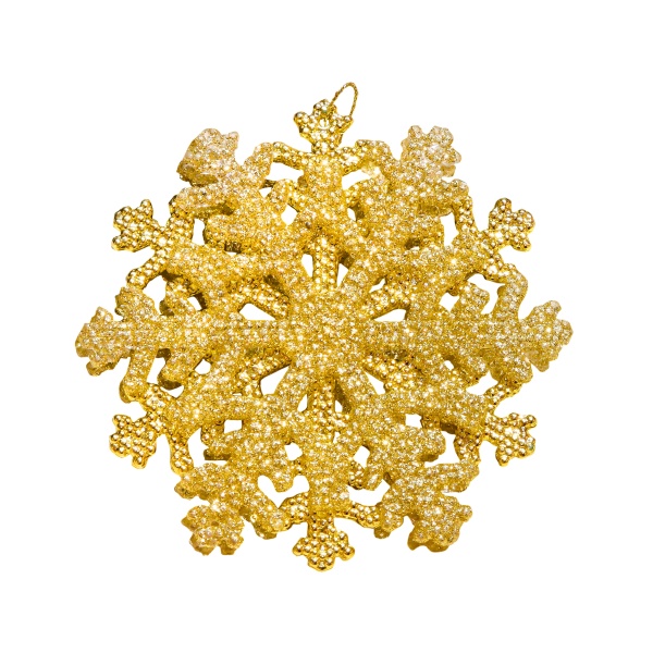 gold snowflake