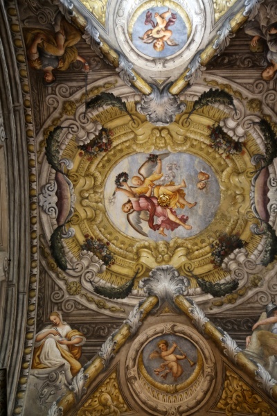 fresco in the dome of the
