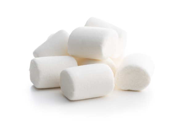 white sweet marshmallows candy