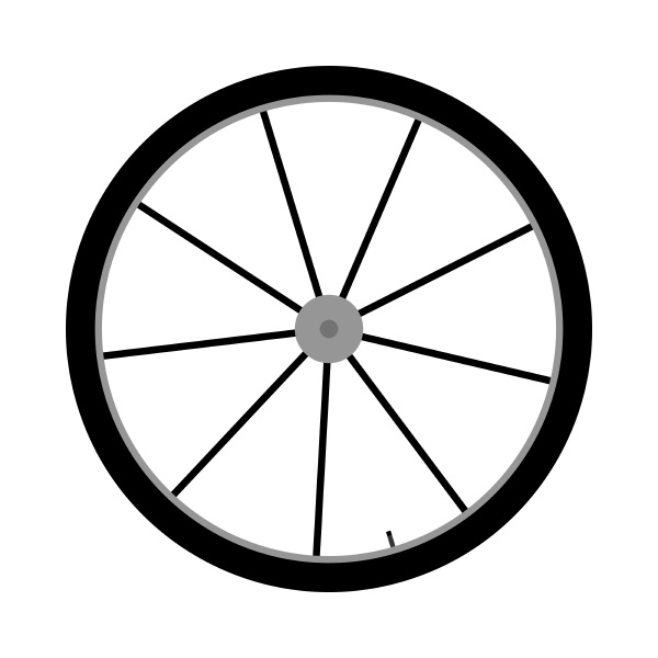 bike wheel icon