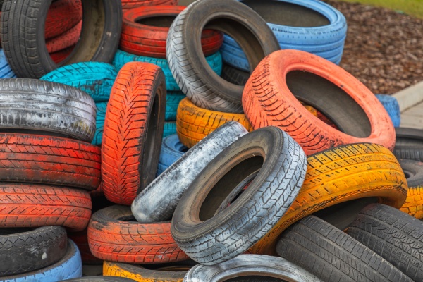 colourful tires