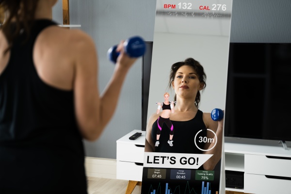 fitness exercise at home using smart