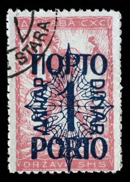 stamp printed in yugoslavia shows a