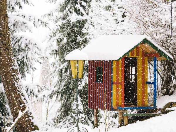 germany colorful wendy house in
