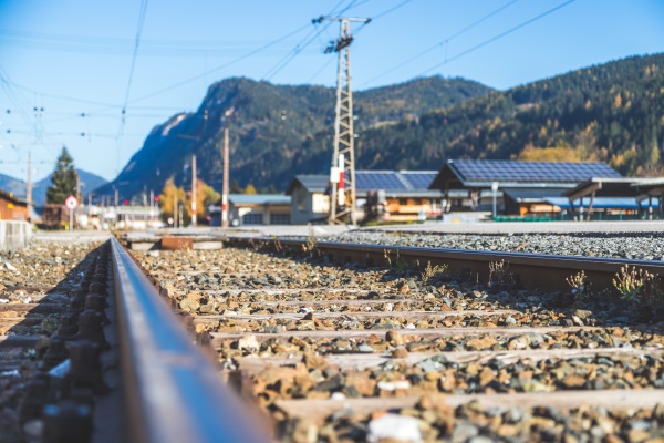 sustainable traveling by train rail