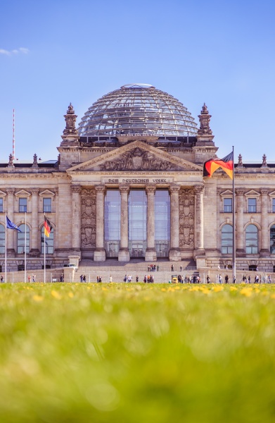 german parliament berliner reichstag in