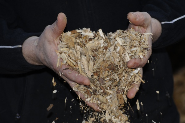 wood chips as heating fuel