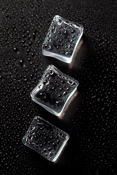 abstract creative background with ice cubes