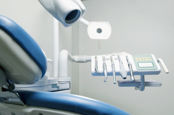 dentist s chair with dental equipments